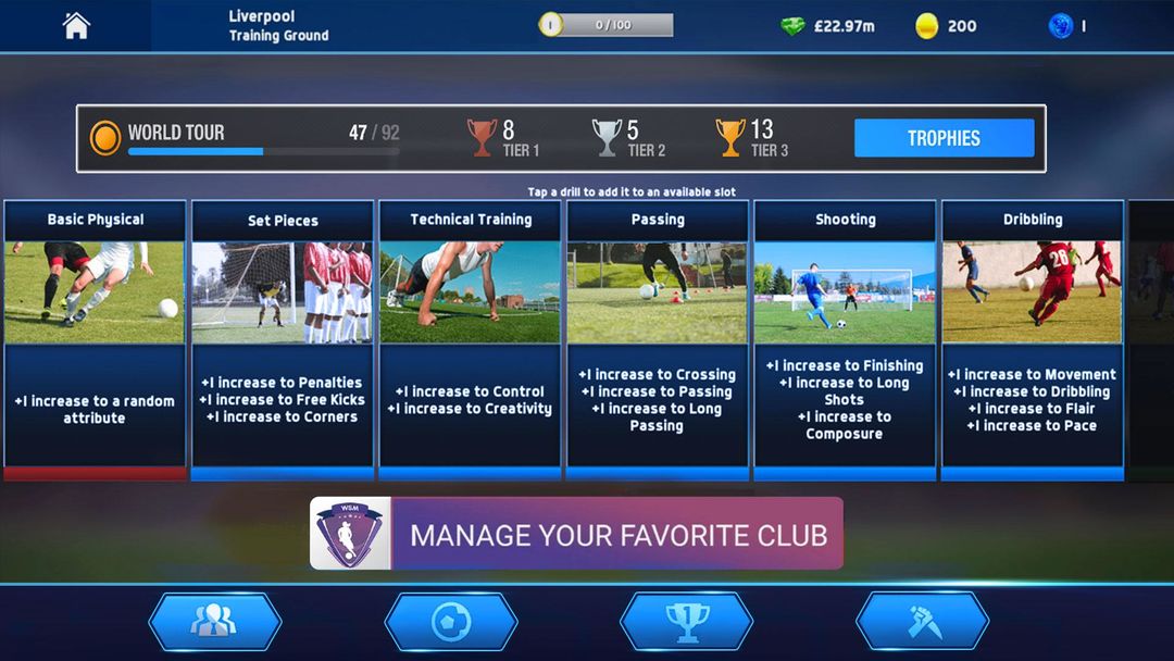 Screenshot of Football Cup Go