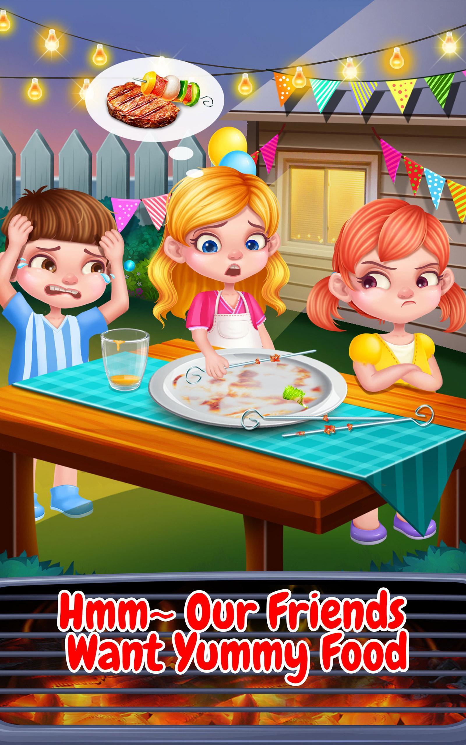 Crazy BBQ Backyard Party Game Screenshot