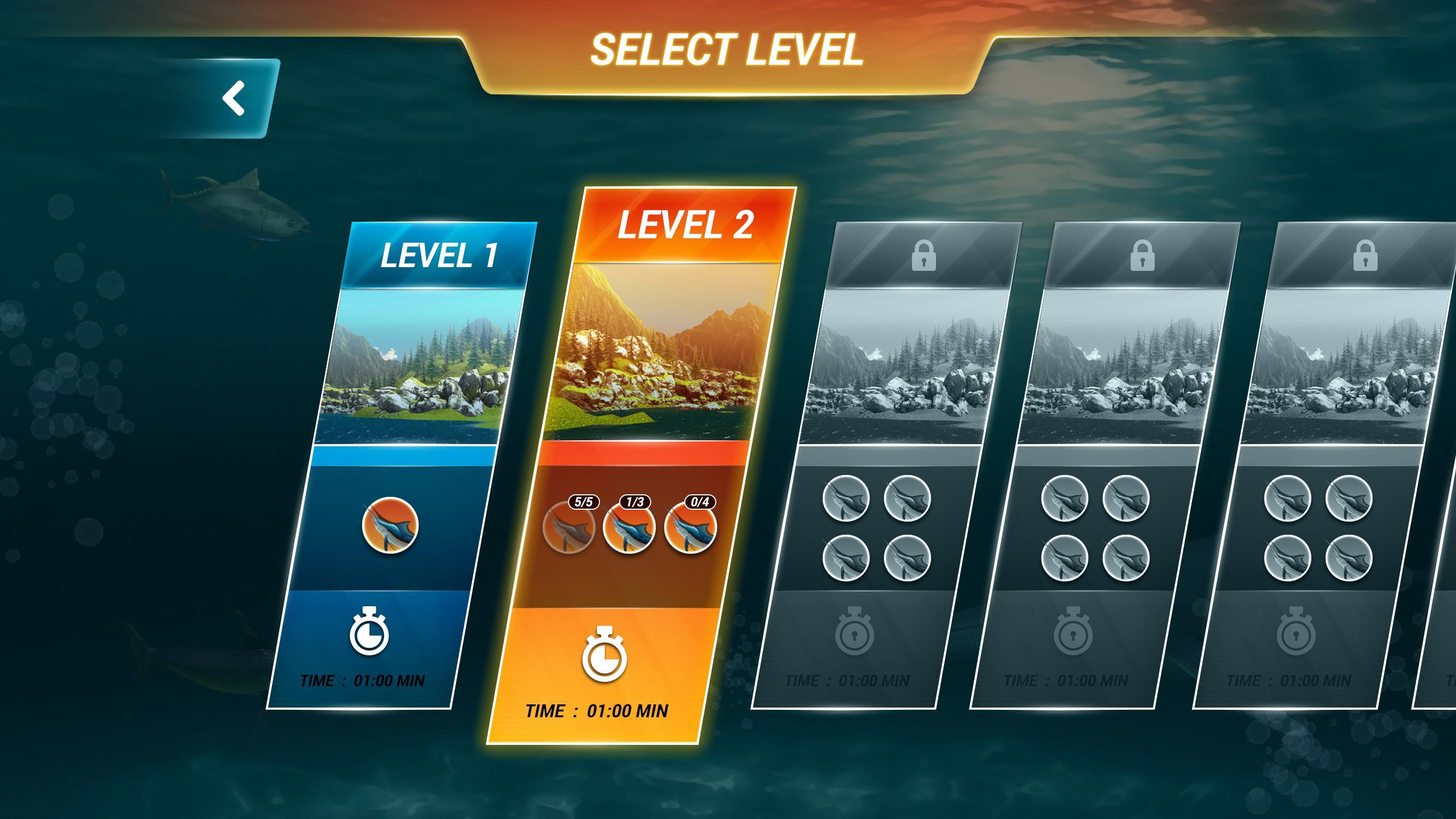 Fishing Deep Sea Simulator 3D Game Screenshot