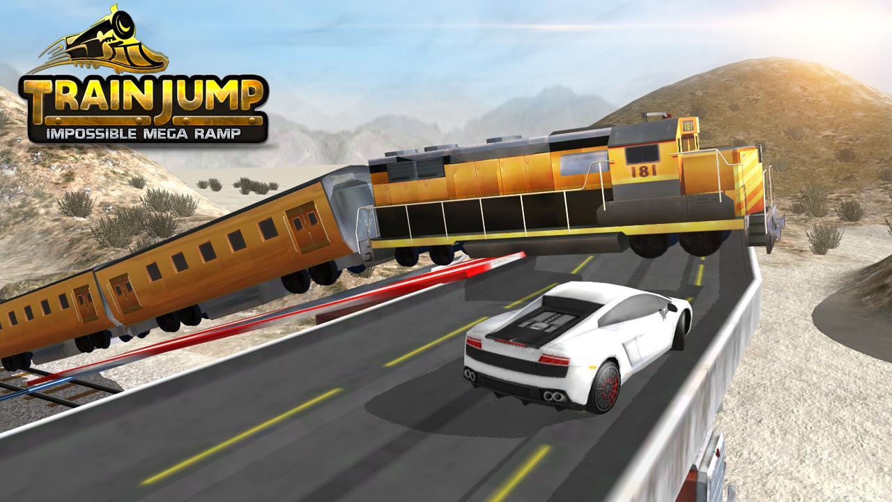 Screenshot 1 of Train Jump Impossible Mega-Rampe 