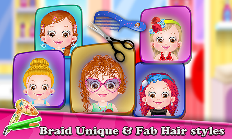 Baby Hazel Hair Day ゲームのスクリーンショット