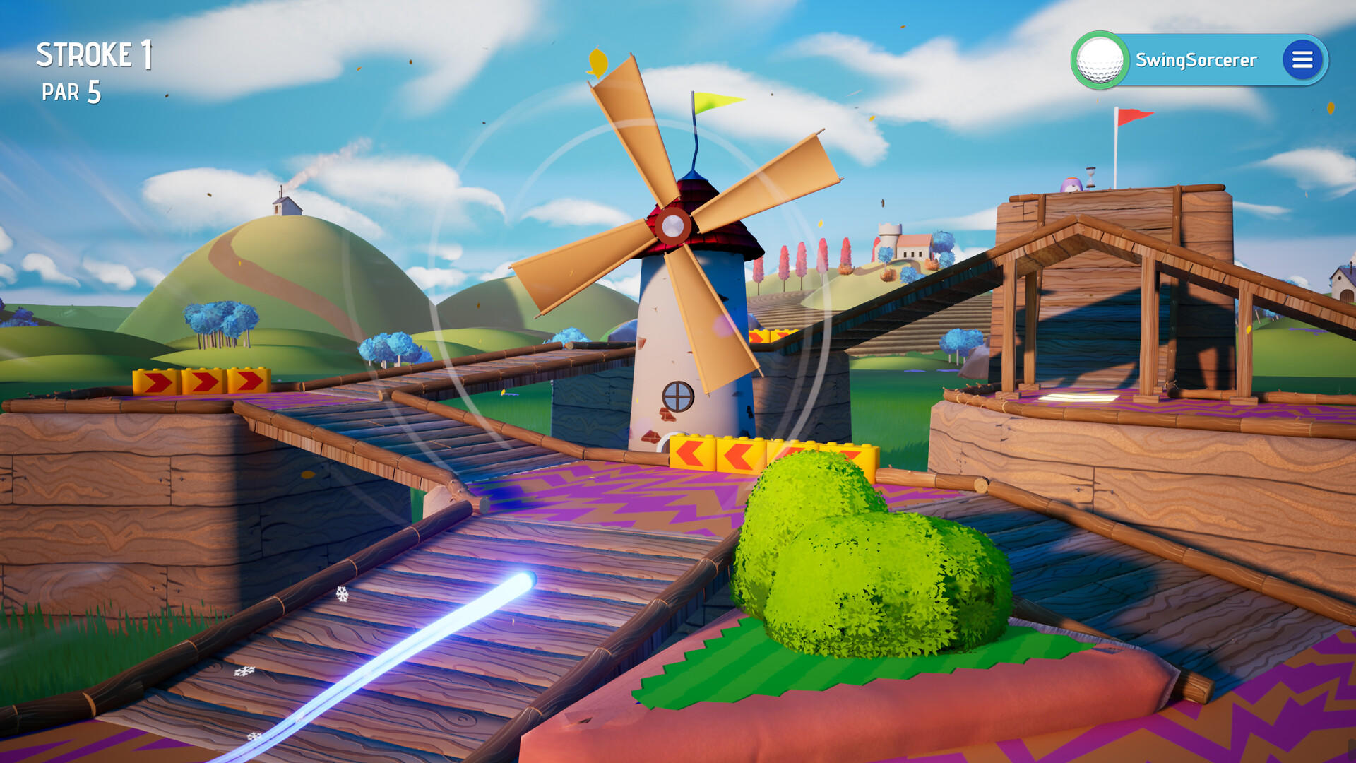Minigolf Galaxy screenshot game