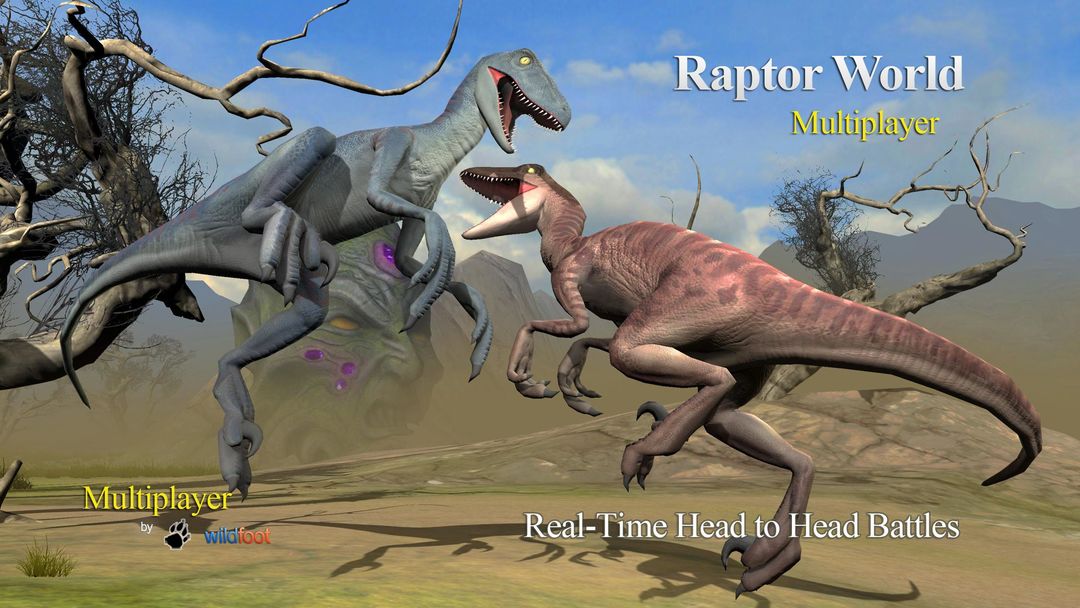 Raptor World Multiplayer 게임 스크린 샷