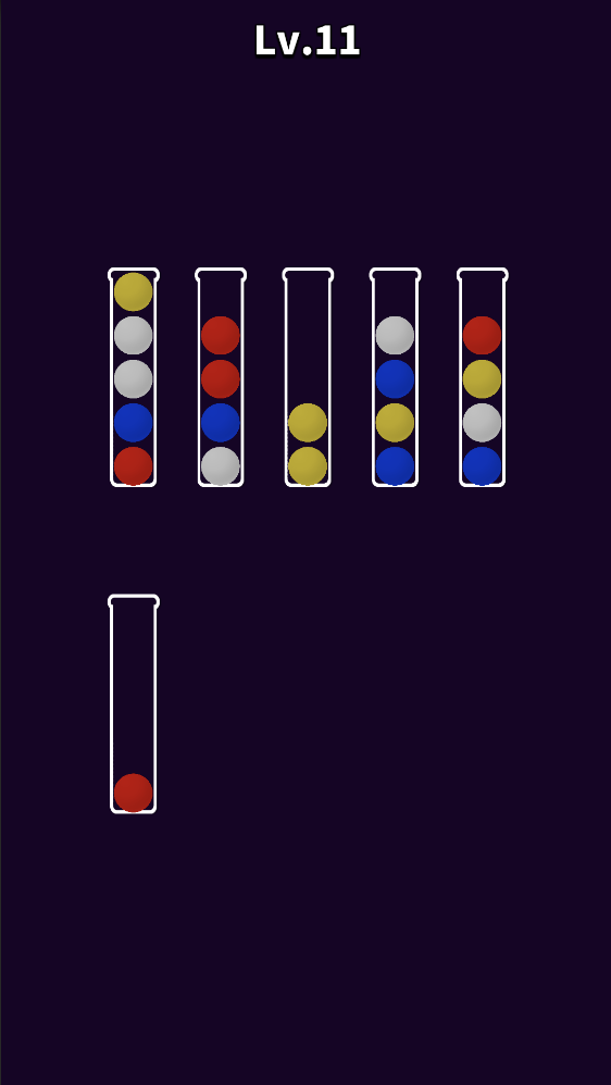Ball Sort Mania Game Screenshot