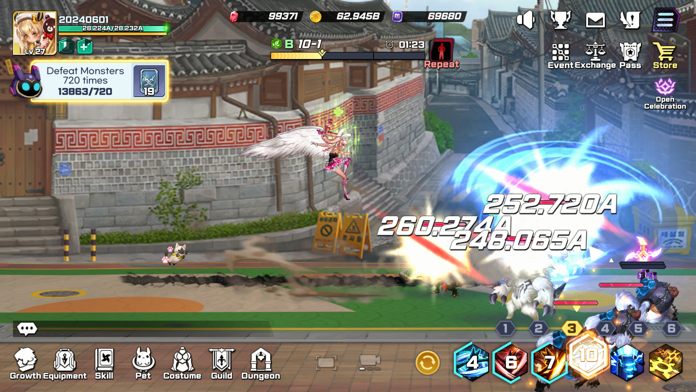 DragonspeaR: Myu Idle RPG Game Screenshot