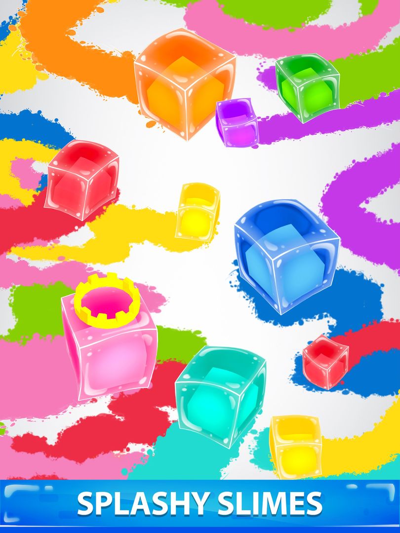 Screenshot of Slimes.io 3D Coloring io game