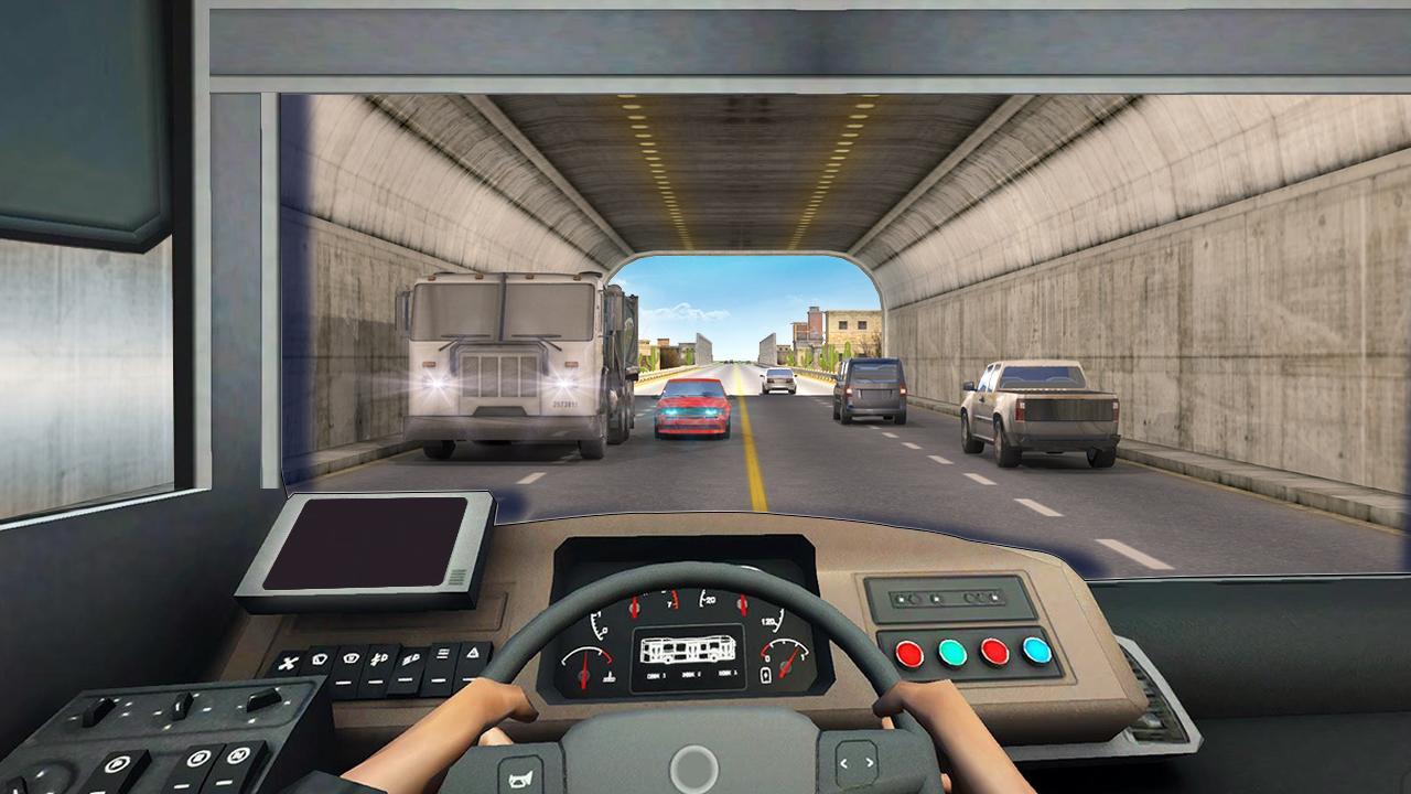 Racing in Bus Game Screenshot