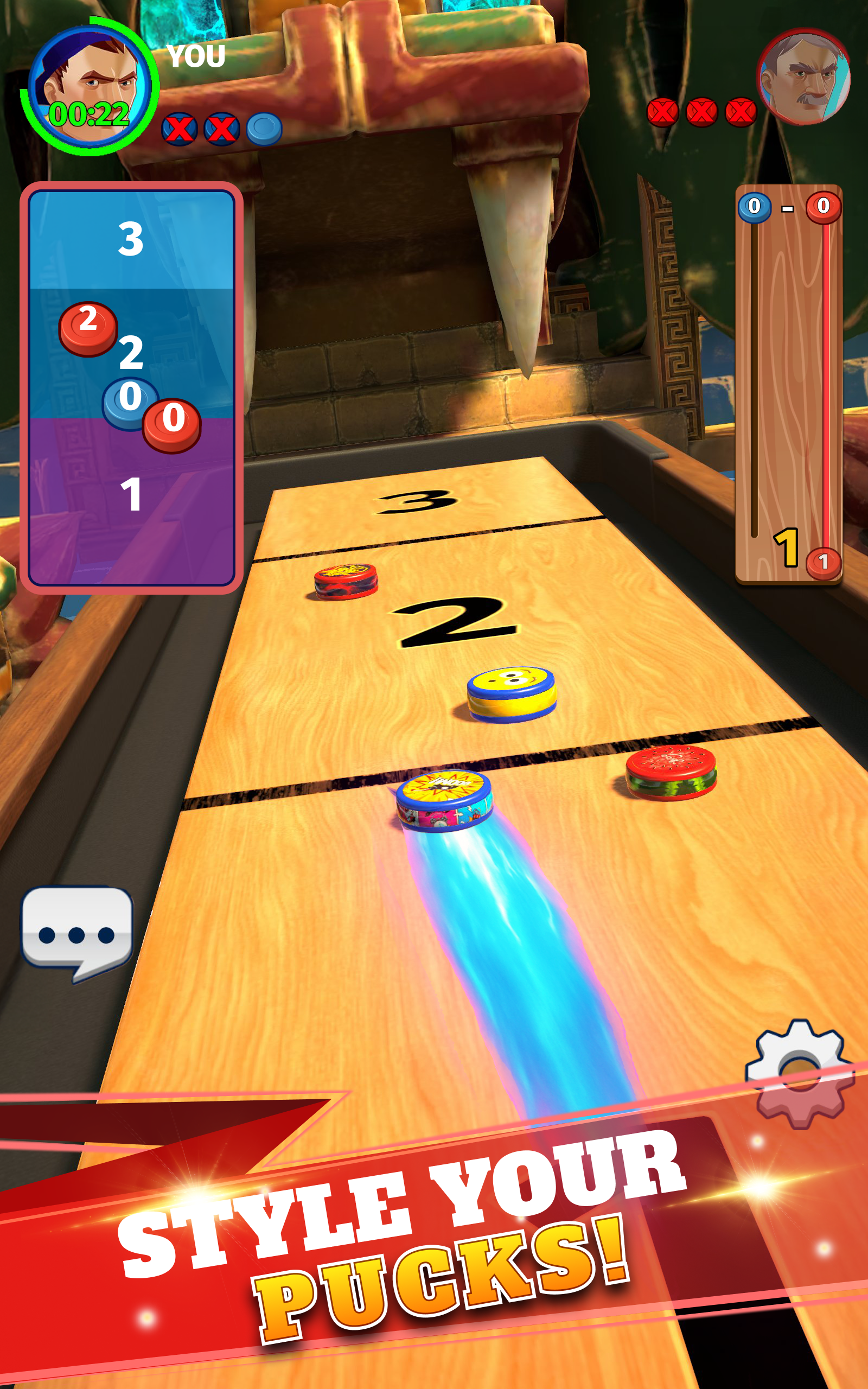 Shuffleboard Club: PvP Arena ภาพหน้าจอเกม