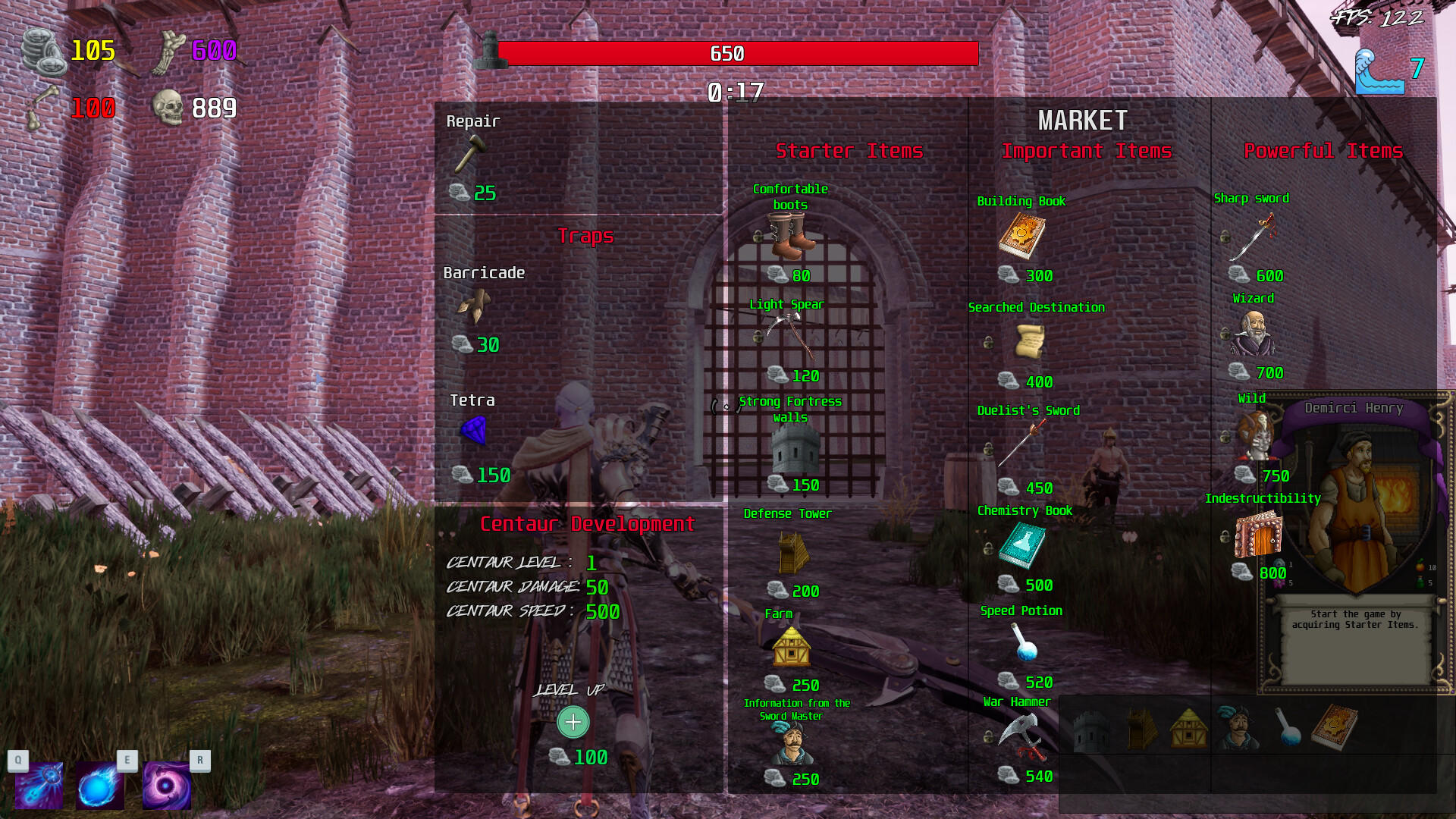 Screenshot of Castle Guardian
