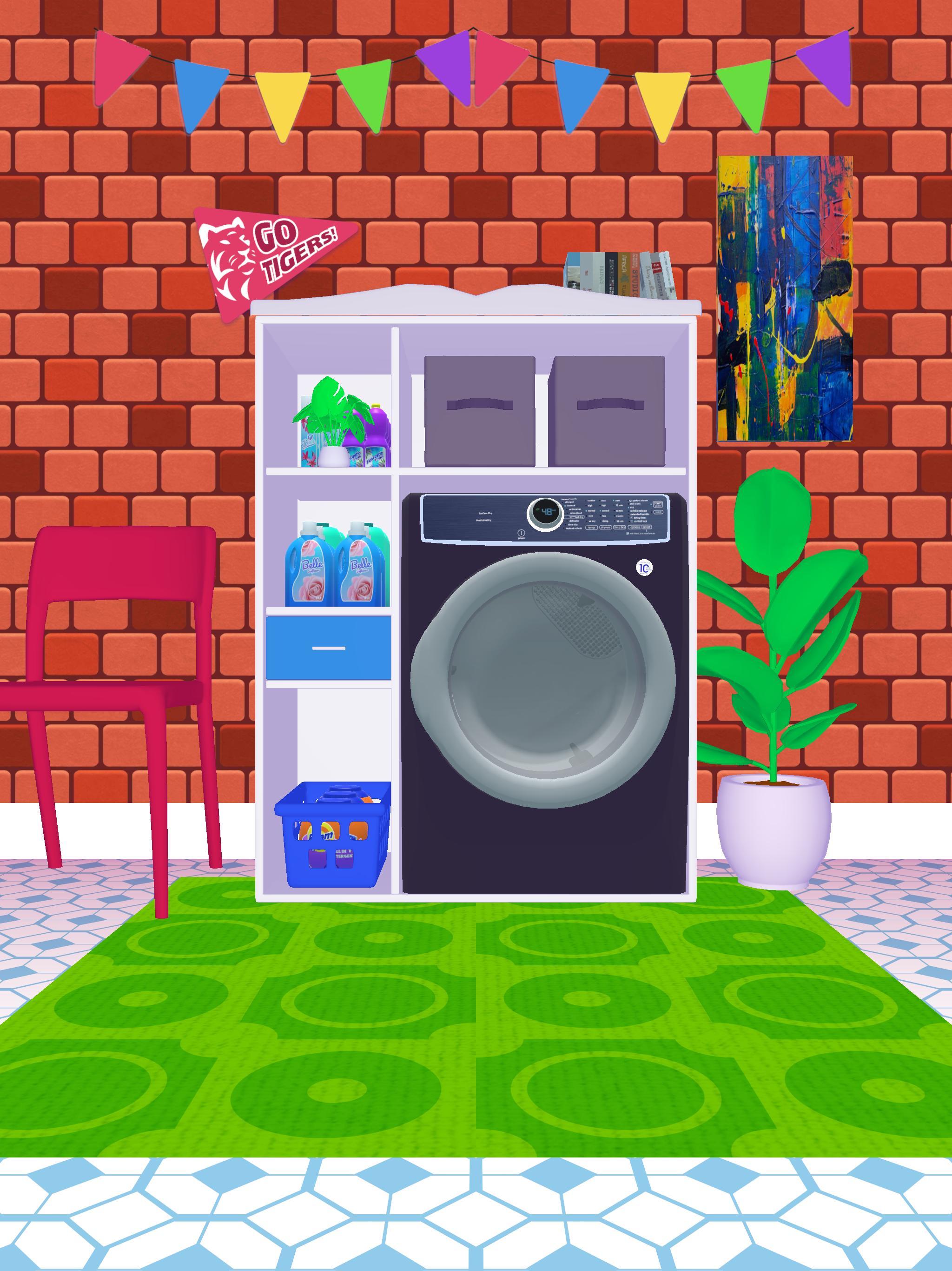 Cuplikan Layar Game Laundry Restock D.I.Y.