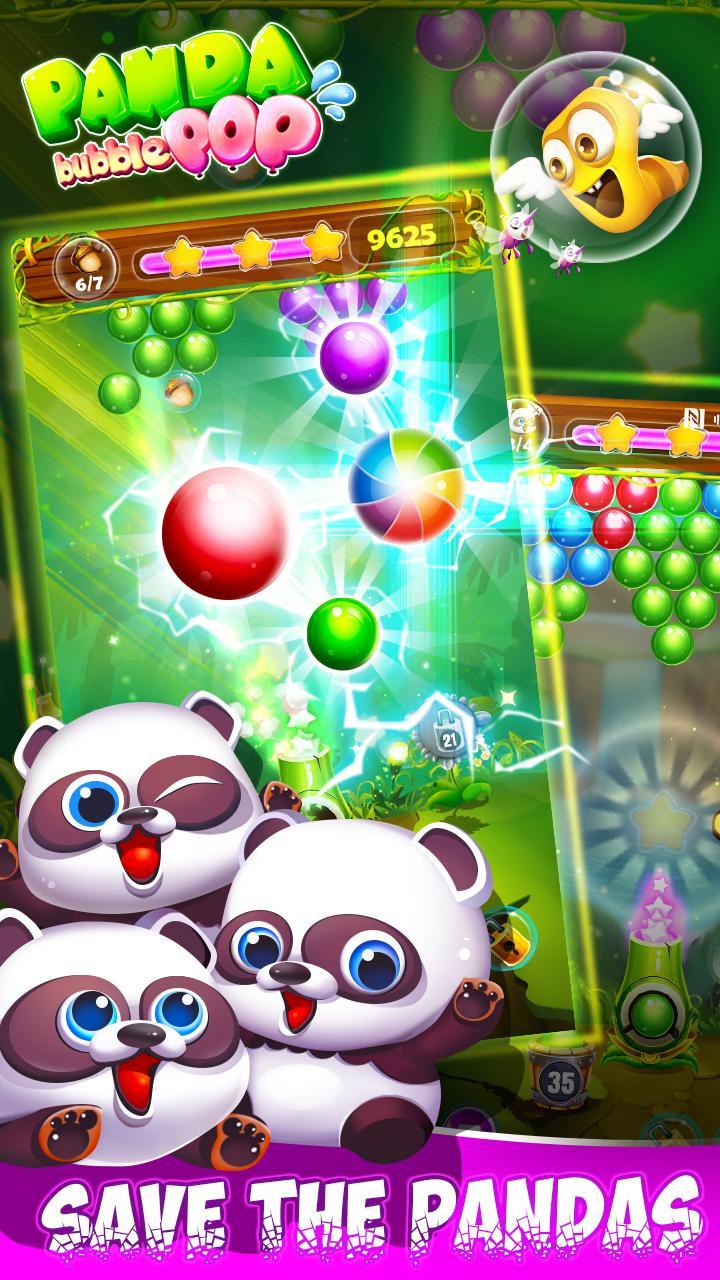 Panda Bubble Pop - Bear Bubble Shooter Gameのキャプチャ