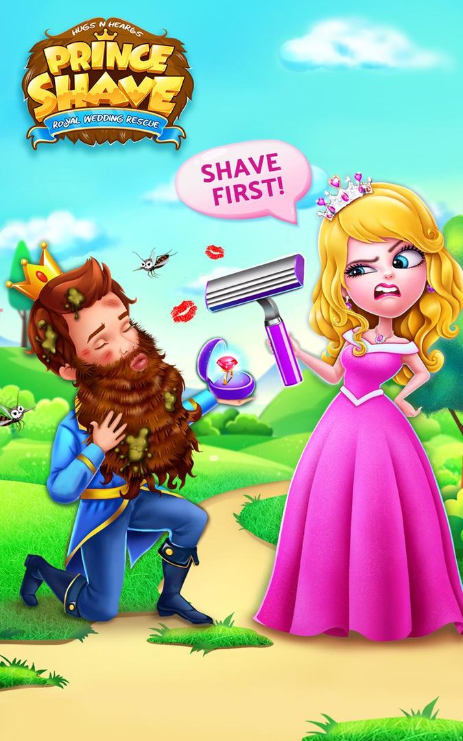 Prince Royal Wedding Shave 게임 스크린 샷