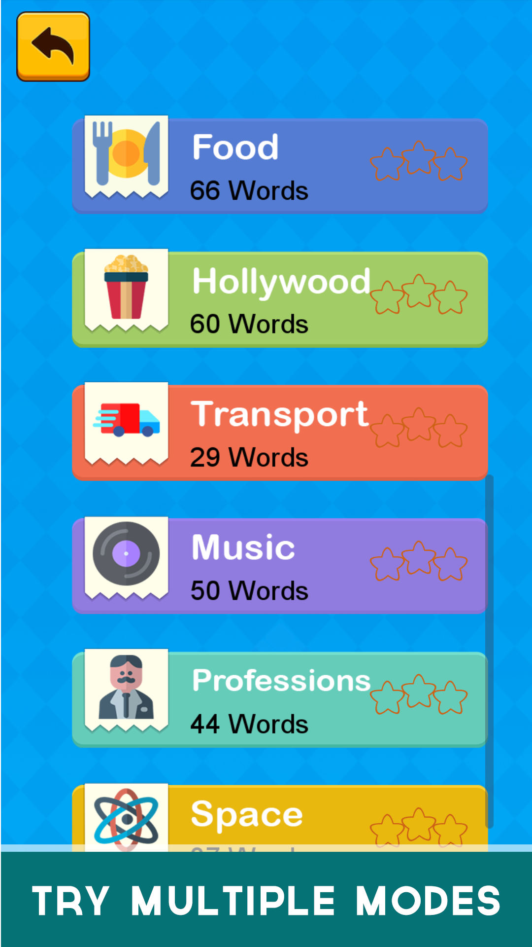 Скриншот игры Word Search Link - Free Puzzle Casual Game