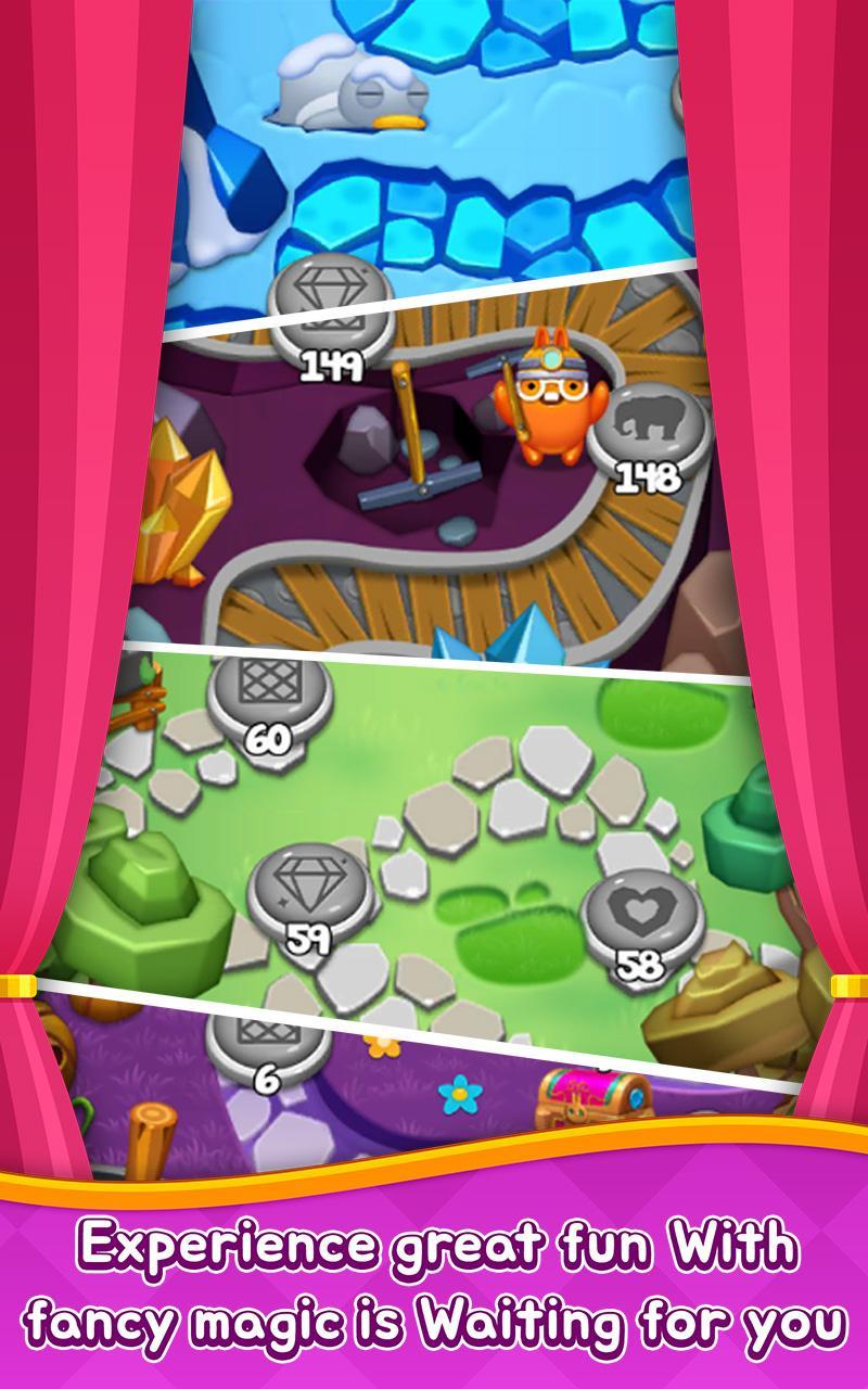 Jewel Witch - Match 3 Game Game Screenshot