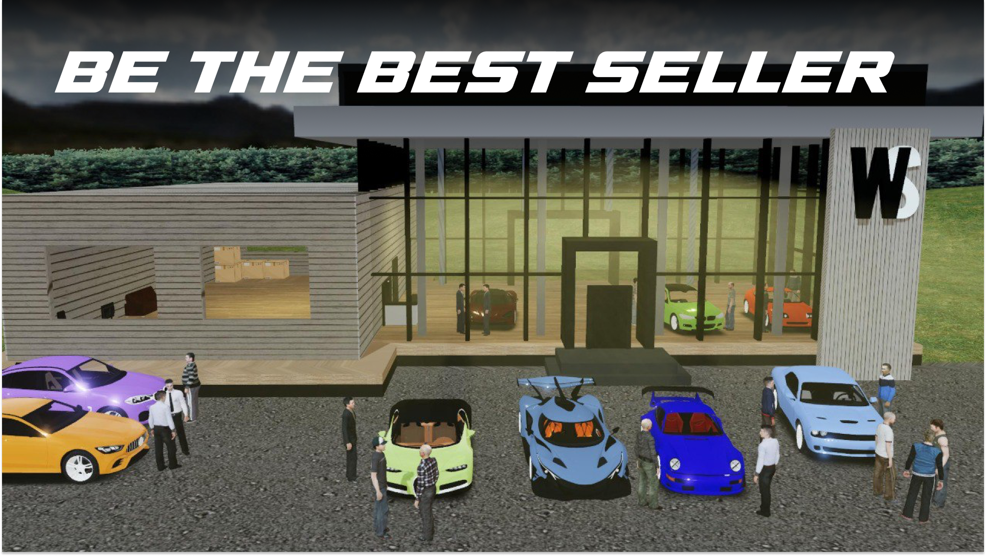 Car Dealer Sales Simulator Game Screenshot