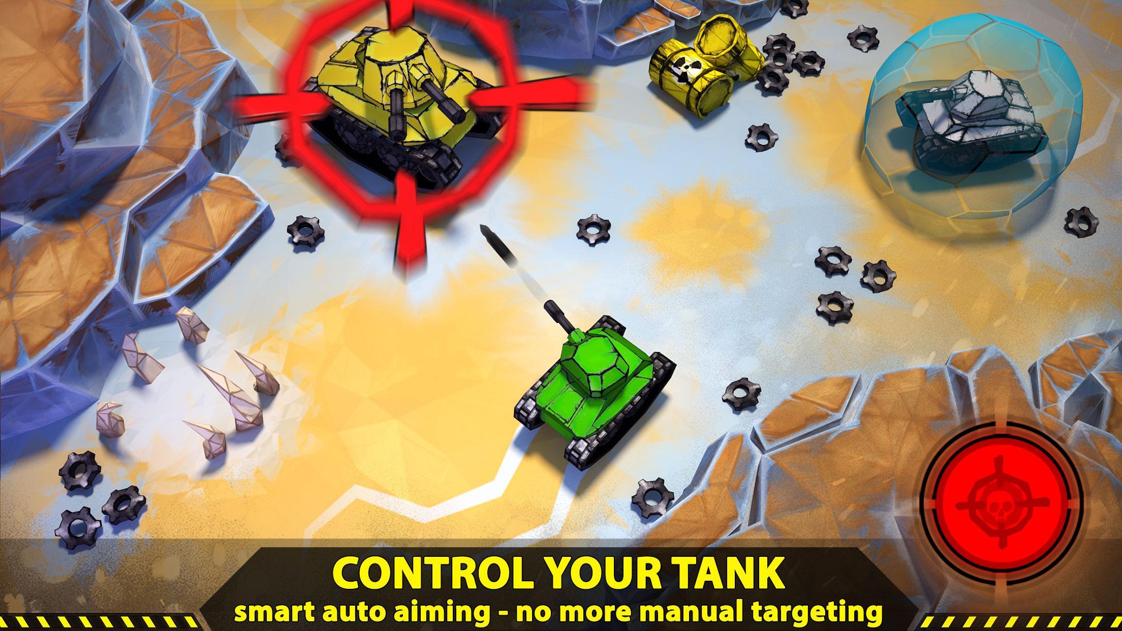 Crash of Tanks: Pocket Mayhem 게임 스크린 샷
