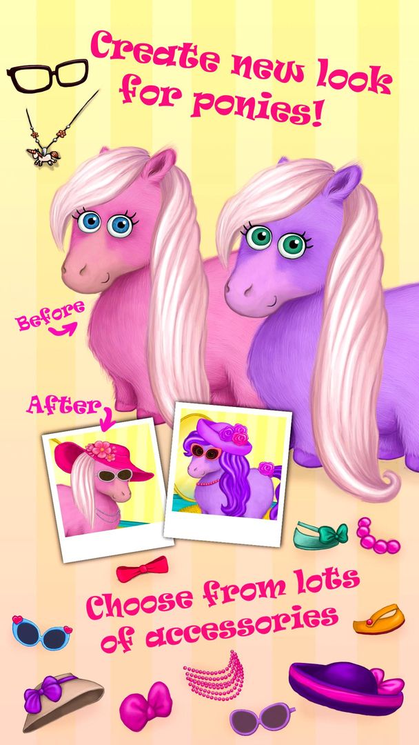 Screenshot of Pony Sisters in Hair Salon