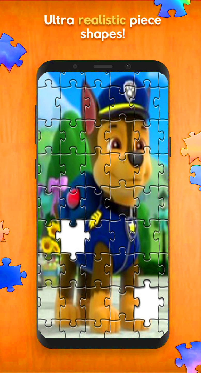 Jigsaw Puzzle Dog Patrol Game Screenshot