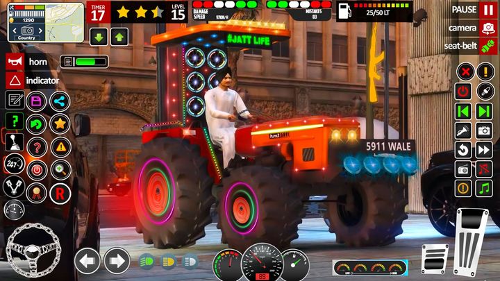 Screenshot 1 of Индийская тракторная игра 3D 0.4