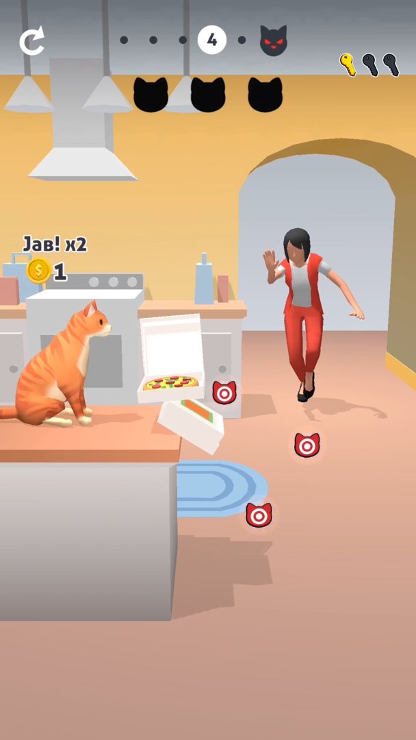 Jabby Cat 3D screenshot game