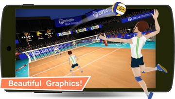 Captura de Tela do Jogo Volleyball Champions 3D - Onli