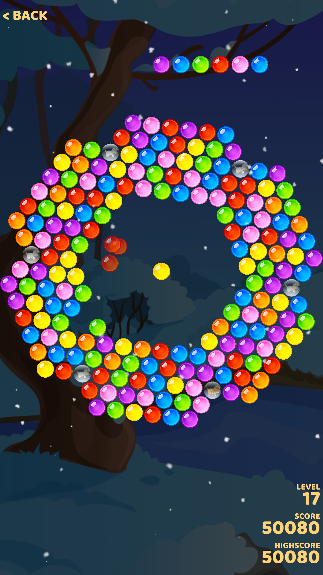 Bubble Cats 게임 스크린샷