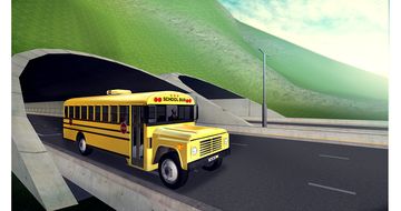 Captura de Tela do Jogo Schoolbus Simulator 2016