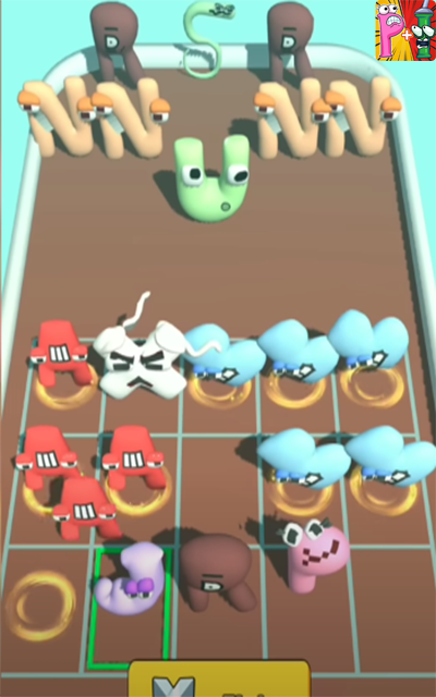 Screenshot of Alphabet Lore Merge