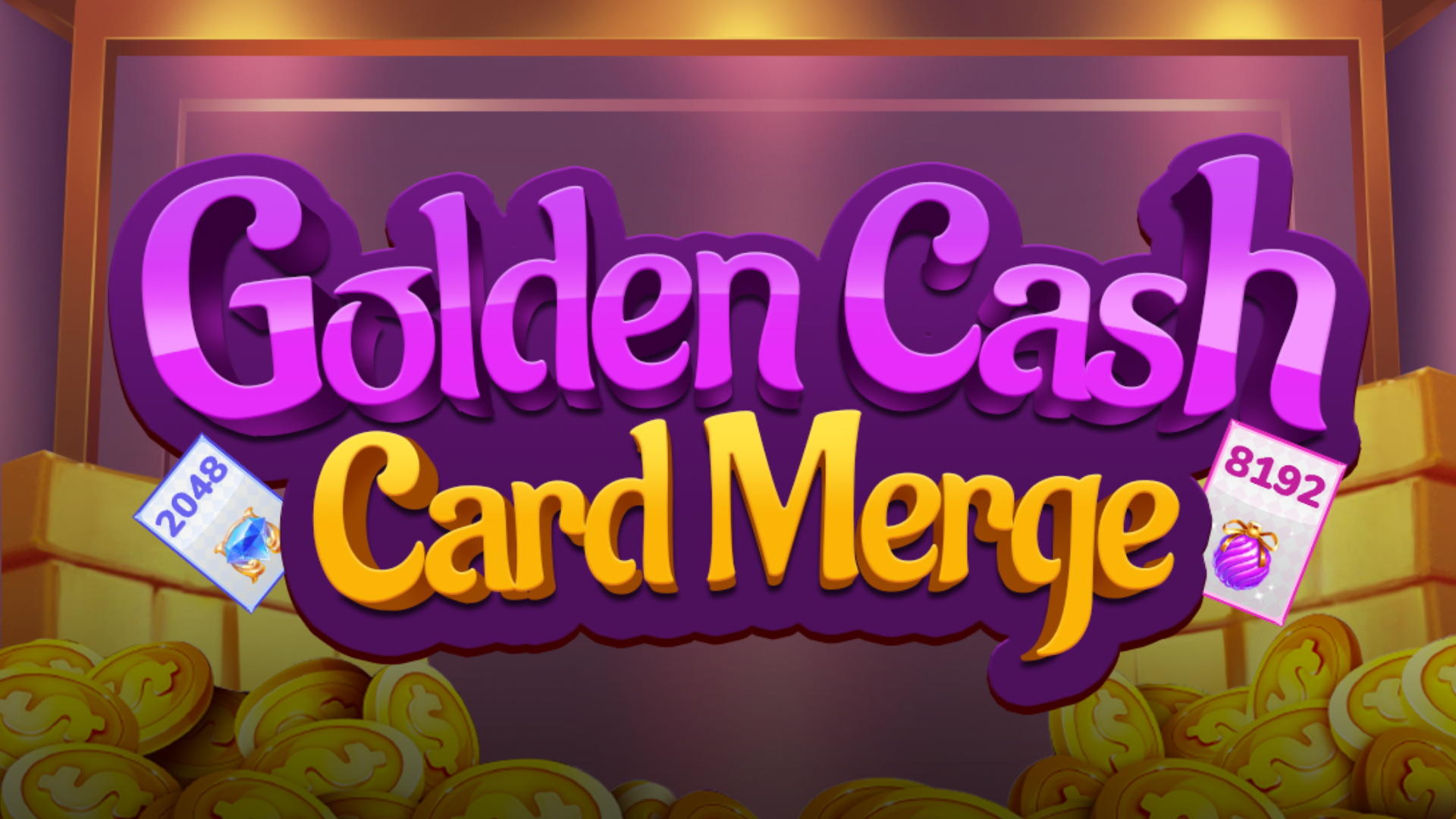 Golden Cash Card Merge Game Screenshot