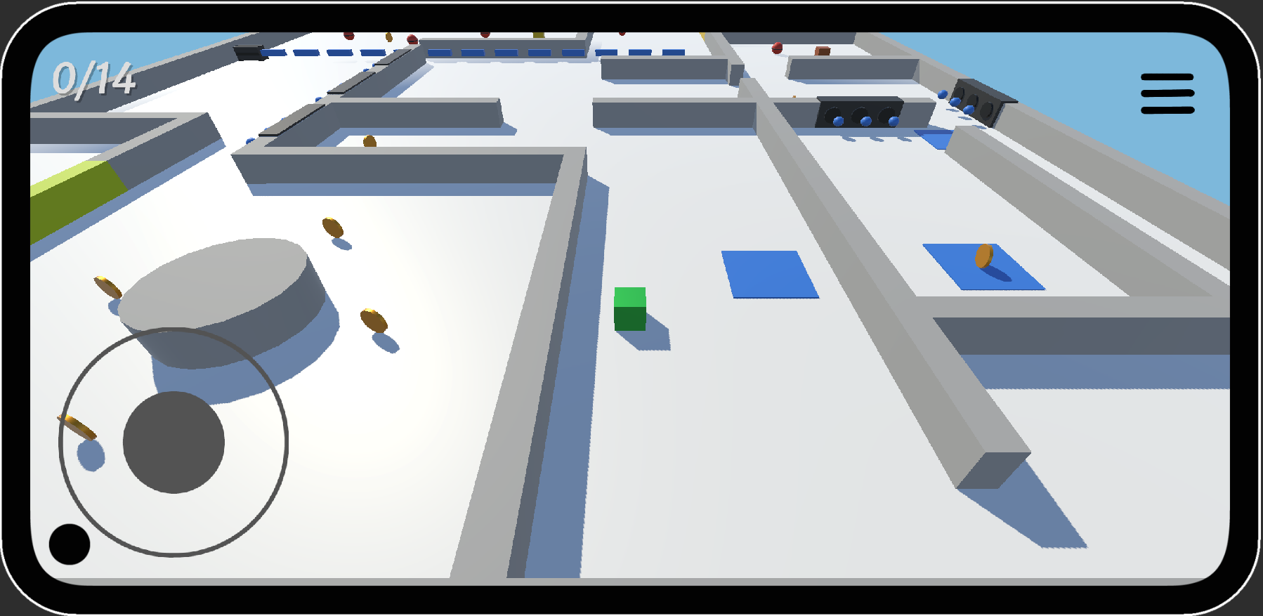 Green Cube Game Screenshot