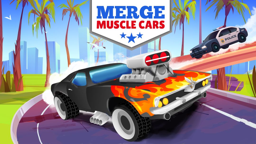 Merge Muscle Car: Cars Merger 게임 스크린 샷