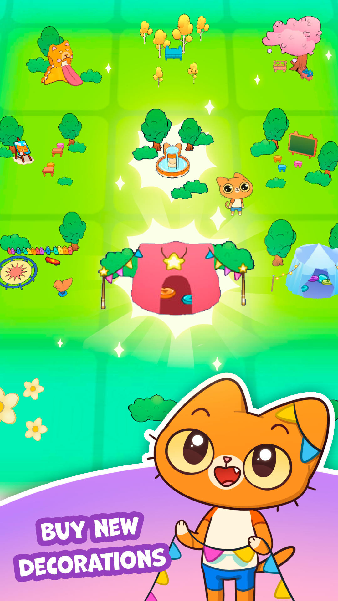 SimbaLand: Clicker ゲームのスクリーンショット