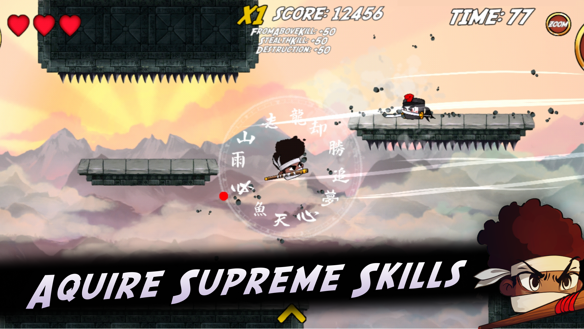 Screenshot of Afro Ninja