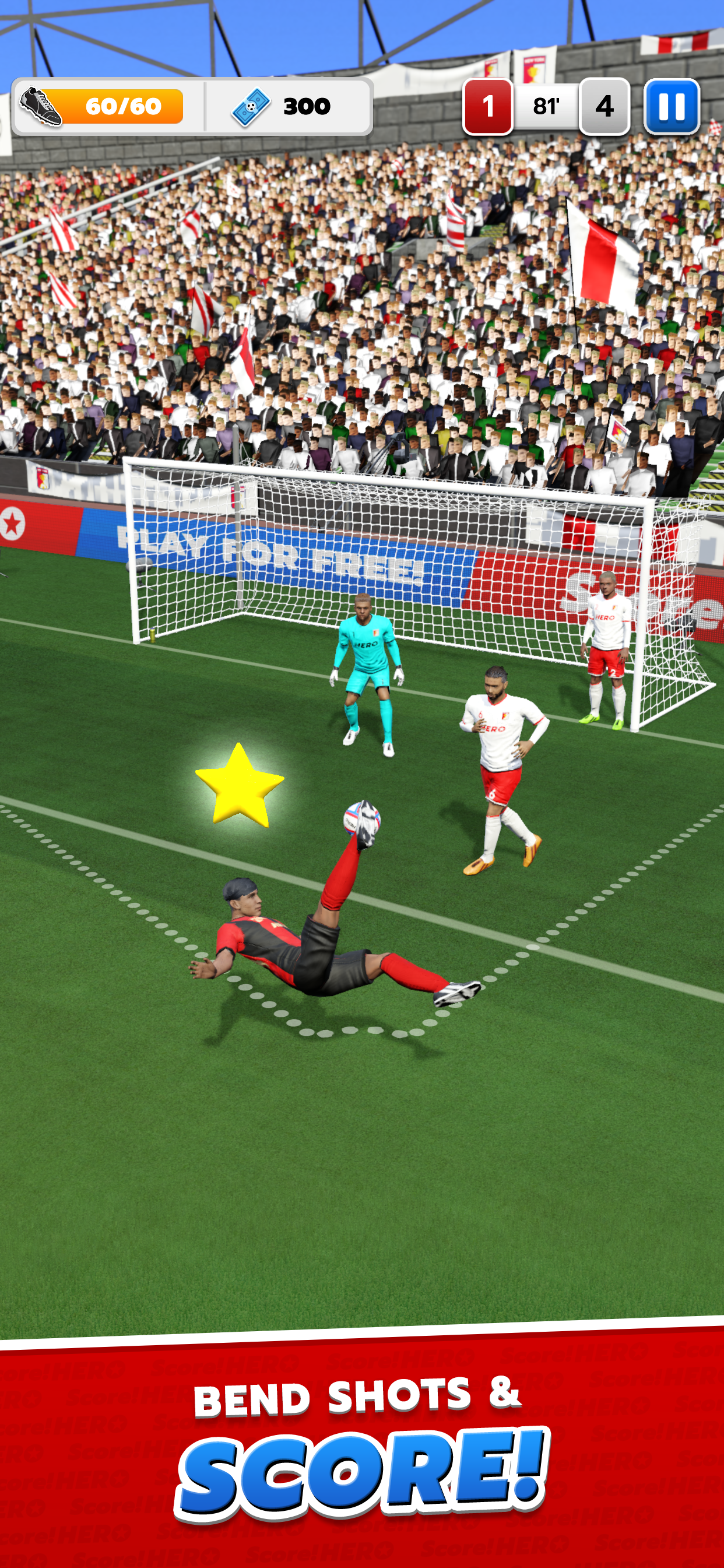 Скриншот игры Score! Hero