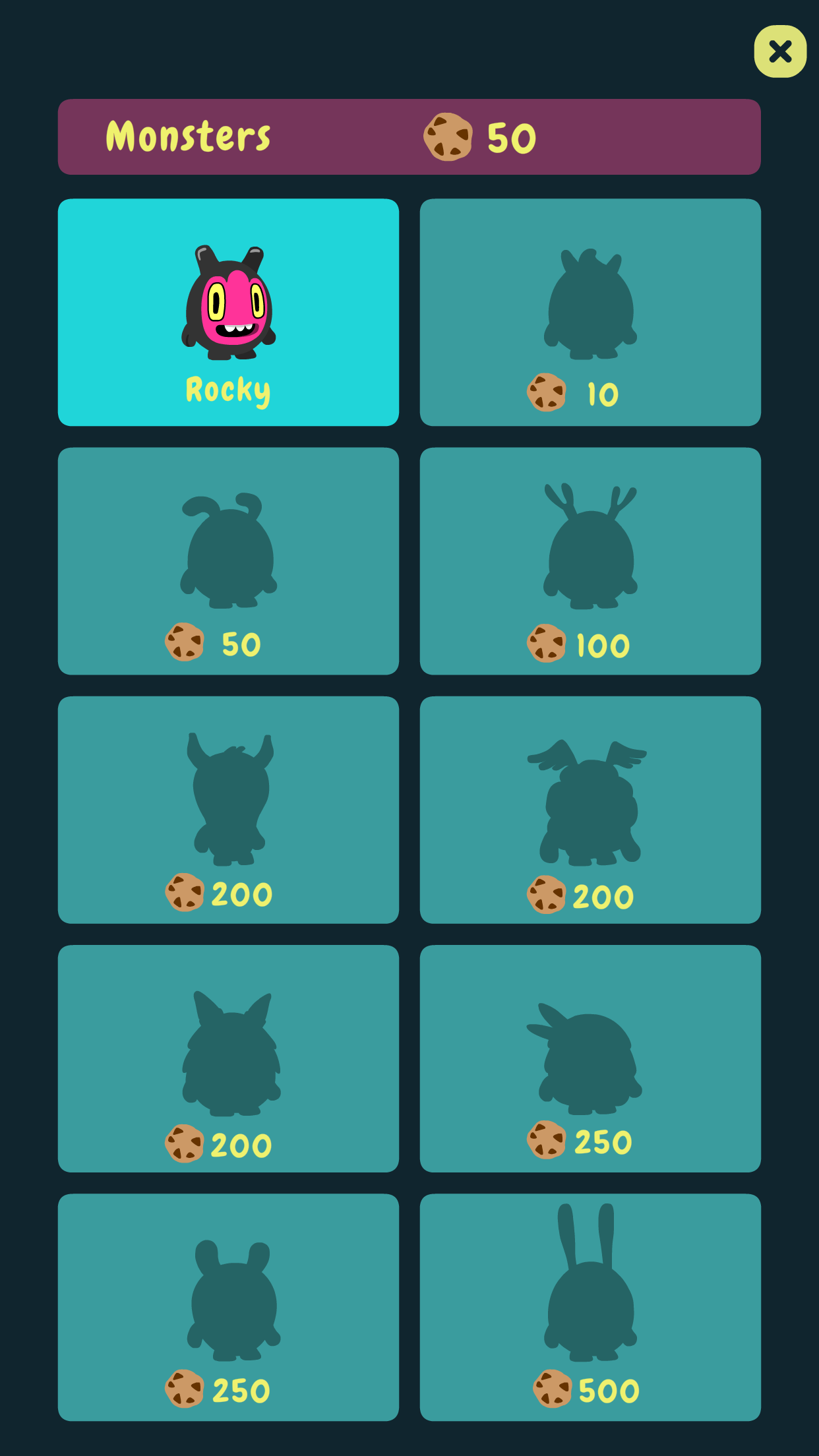 Chunky Monsters: Nanaland Game Screenshot
