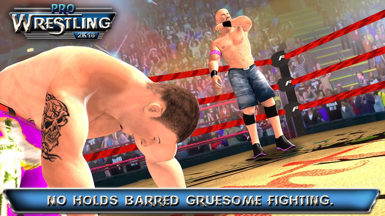 Pro Wrestling - Free Wrestling Games : 2K18 게임 스크린 샷