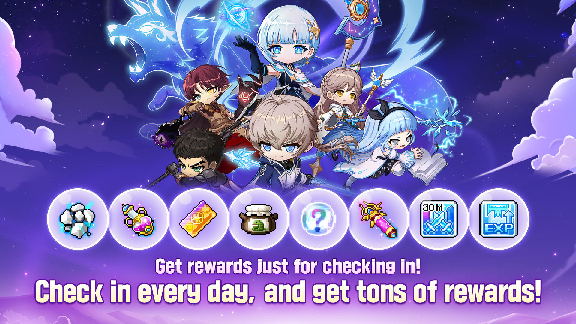 Скриншот игры MapleStory M - Fantasy MMORPG