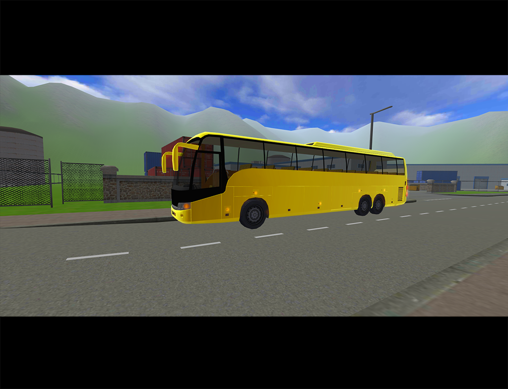 Schoolbus Parking 3D Simulator Game Screenshot