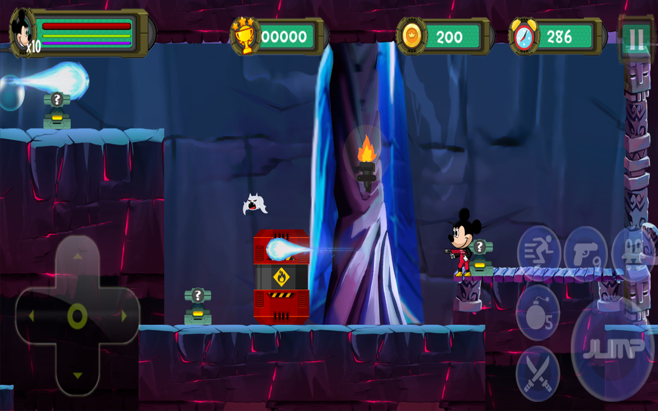 Temple Mickey Jungle Games Game Screenshot