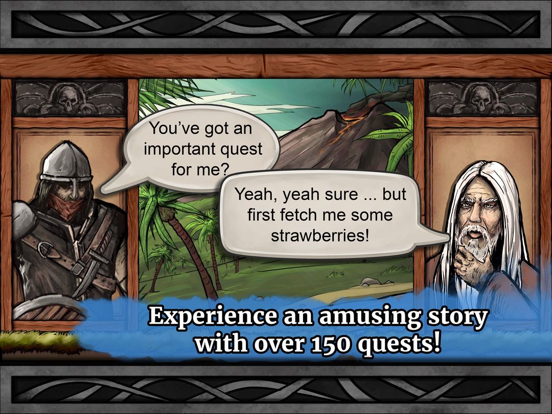 The Paladin's Story: Melee & Text RPG (Offline) screenshot game