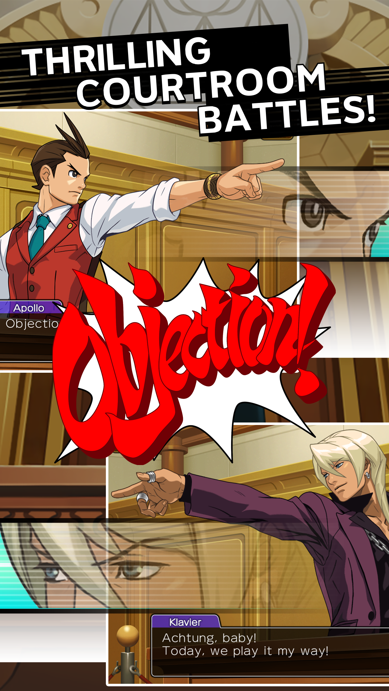 Apollo Justice Ace Attorney Game Screenshot