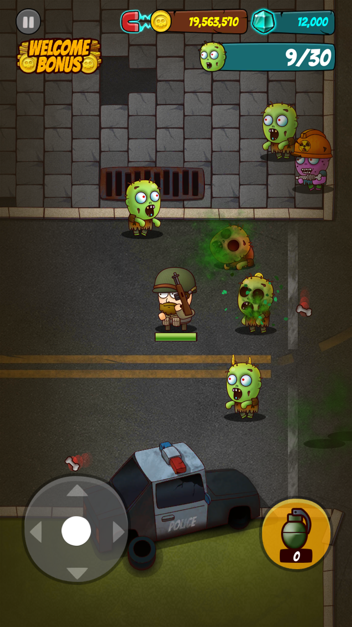 Screenshot 1 of Pemburu Zombie Survival 1.0.28