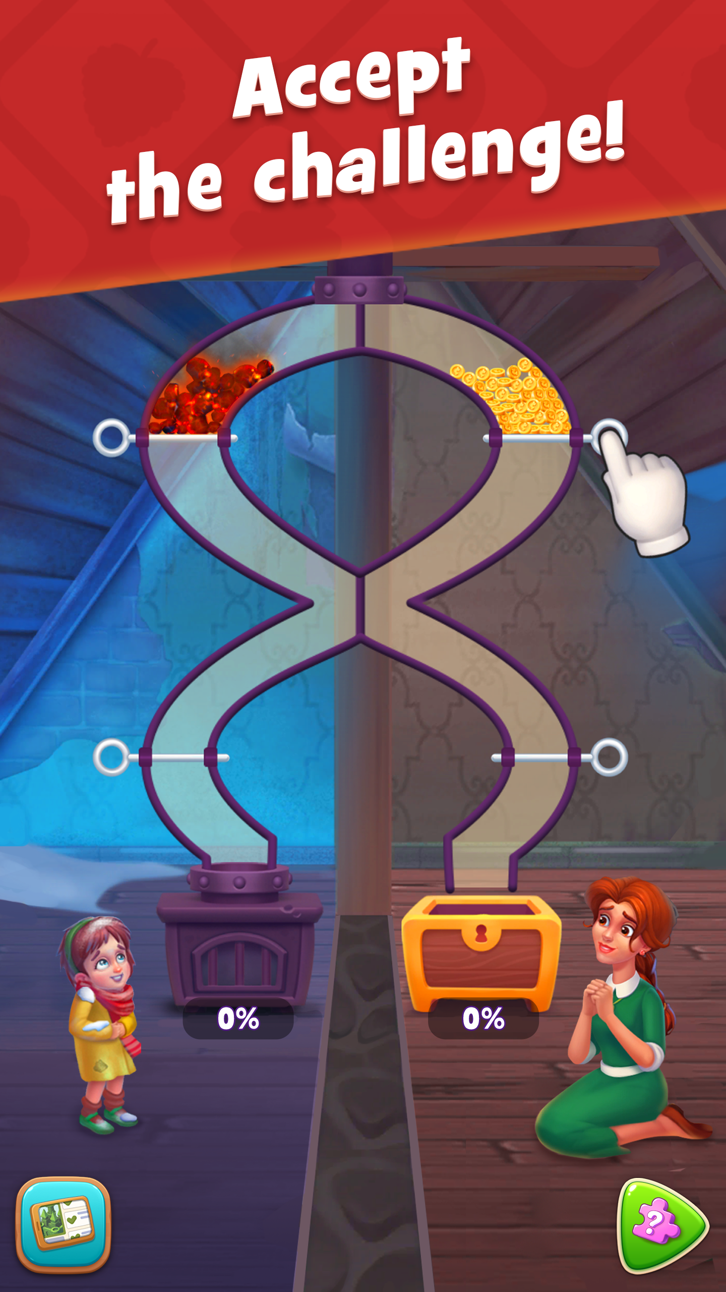Gardenscapes Game Screenshot