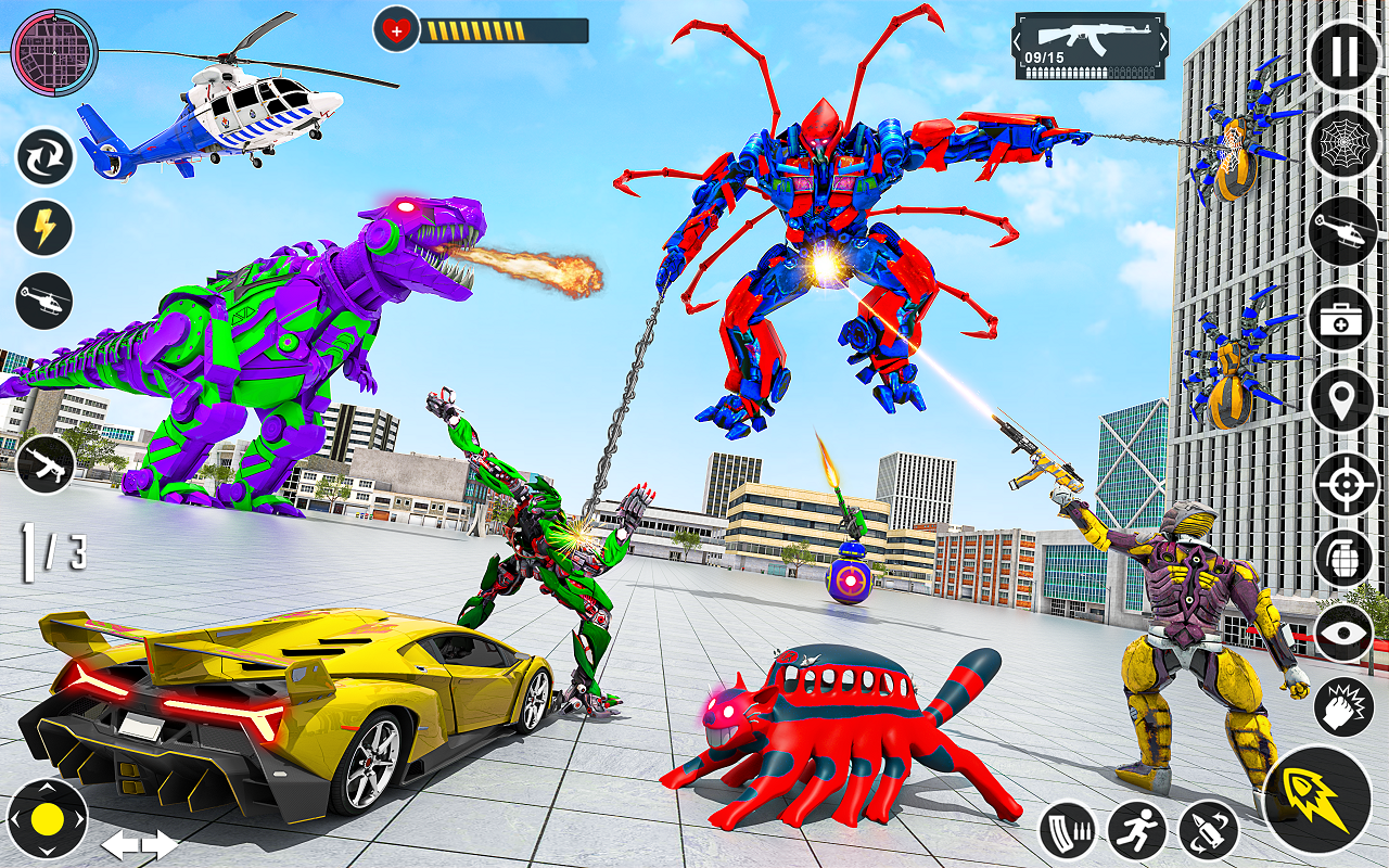 Flying Wild Tiger Robot Game para Android - Download