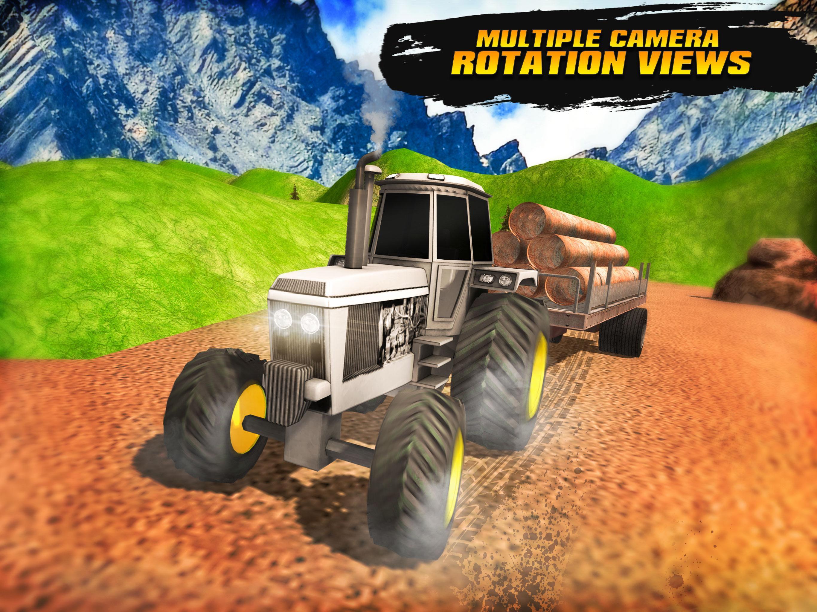 Cargo Tractor Hill Climb Offroad Simulator 3D Game Screenshot