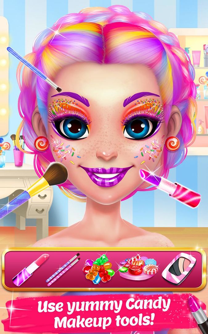 Candy Makeup Beauty Game ภาพหน้าจอเกม