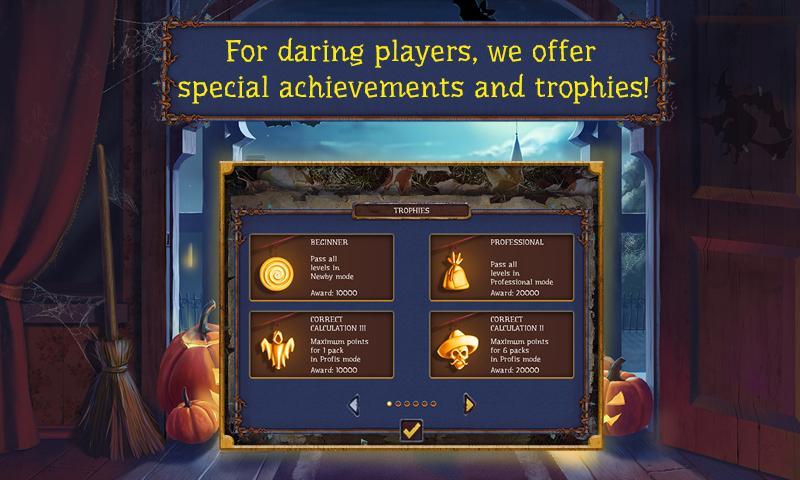Screenshot of Solitaire game Halloween 2