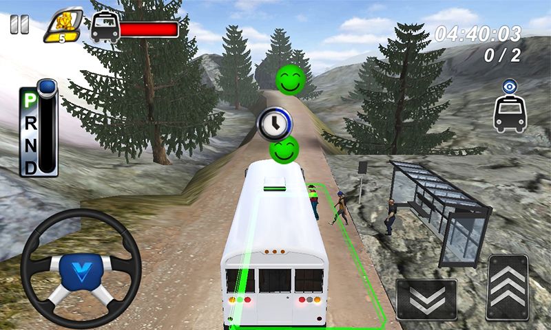 Offroad Tourist Bus Hill Climb 게임 스크린 샷