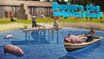 Pig Simulator 2015 Game Screenshot