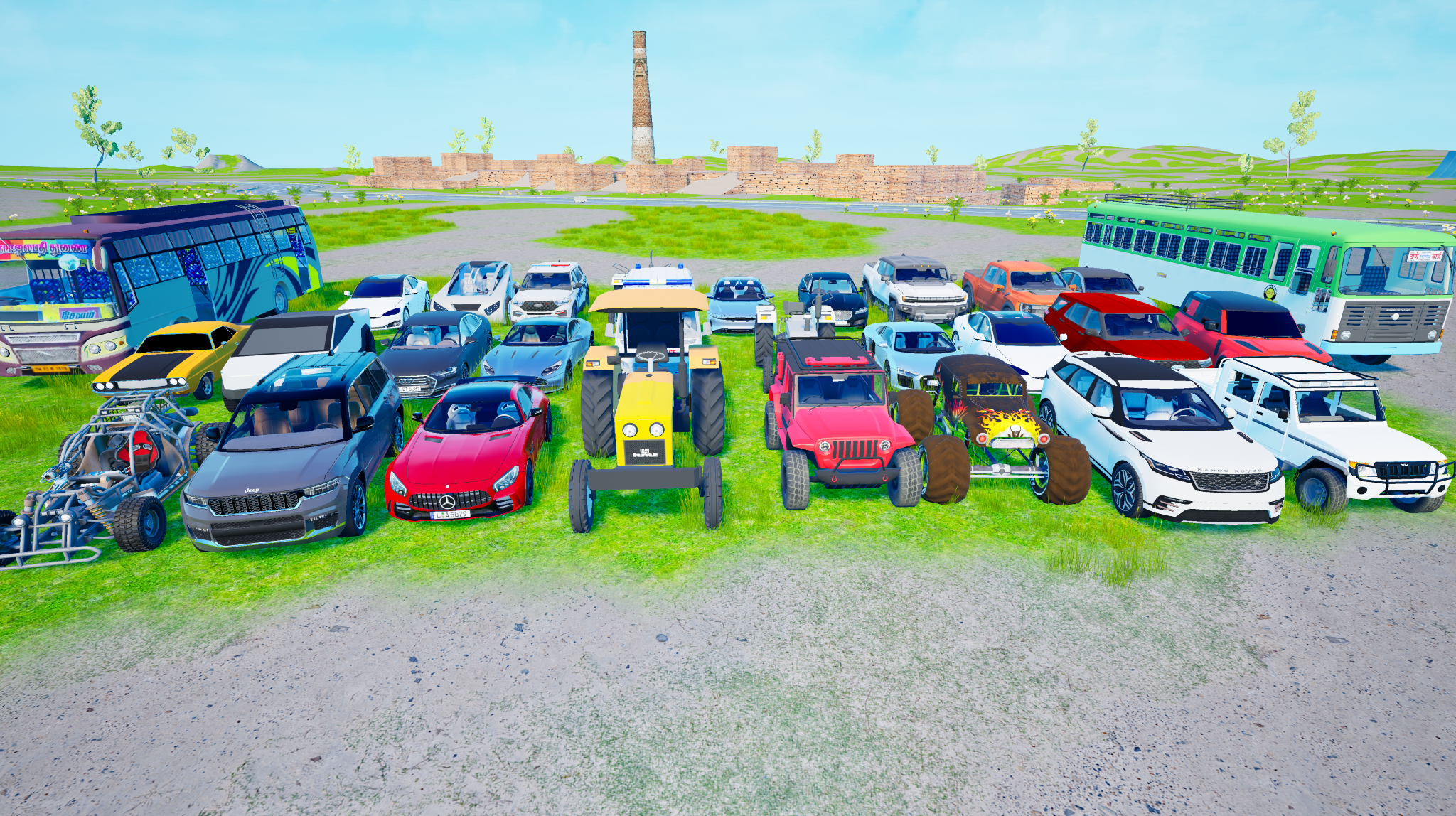 Indian cars driving 3D (ICD3D) Game Screenshot